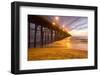 Sunset Oceanside Pier, Oceanside, North of San Diego, California, USA-Stuart Westmorland-Framed Photographic Print