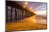 Sunset Oceanside Pier, Oceanside, North of San Diego, California, USA-Stuart Westmorland-Mounted Photographic Print