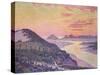 Sunset of Ambleteuse, Pas De Calais, 1899-Theo van Rysselberghe-Stretched Canvas
