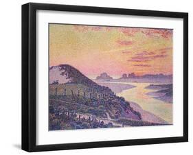 Sunset of Ambleteuse, Pas De Calais, 1899-Theo van Rysselberghe-Framed Giclee Print