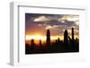 Sunset of Saguaro Country-Beisea-Framed Photographic Print