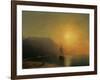 Sunset off Ayu Dag in the Crimea, 1861-Ivan Konstantinovich Aivazovsky-Framed Giclee Print