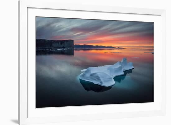 Sunset Off of Scott Island-Brent Stephenson-Framed Photographic Print