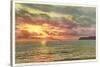 Sunset off Point Poma, San Diego, California-null-Stretched Canvas