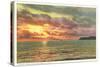 Sunset off Point Poma, San Diego, California-null-Stretched Canvas