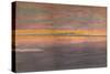 'Sunset off the North Coast of Asia, North of the Mouth of the Chatanga, 1893, (1897)-Fridtjof Nansen-Stretched Canvas