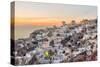 Sunset Oia - Santorini Greece-null-Stretched Canvas