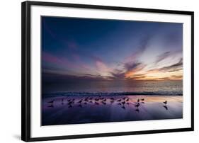 Sunset on Anna Marie Island on Florida's Gulf Coast Florida, USA-Richard Duval-Framed Photographic Print