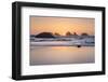 Sunset on Bandon Beach at low tide, Bandon,, Oregon-Alan Majchrowicz-Framed Photographic Print