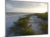 Sunset on Beach, Sanibel Island, Gulf Coast, Florida, United States of America, North America-Robert Harding-Mounted Photographic Print