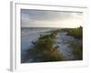 Sunset on Beach, Sanibel Island, Gulf Coast, Florida, United States of America, North America-Robert Harding-Framed Photographic Print