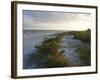 Sunset on Beach, Sanibel Island, Gulf Coast, Florida, United States of America, North America-Robert Harding-Framed Photographic Print