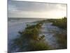 Sunset on Beach, Sanibel Island, Gulf Coast, Florida, United States of America, North America-Robert Harding-Mounted Photographic Print