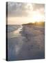 Sunset on Beach, Sanibel Island, Gulf Coast, Florida, United States of America, North America-Robert Harding-Stretched Canvas