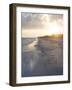 Sunset on Beach, Sanibel Island, Gulf Coast, Florida, United States of America, North America-Robert Harding-Framed Photographic Print