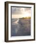 Sunset on Beach, Sanibel Island, Gulf Coast, Florida, United States of America, North America-Robert Harding-Framed Photographic Print