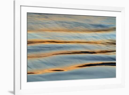 Sunset on beach, Seal Rock State Park, Oregon-Adam Jones-Framed Photographic Print