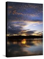 Sunset on Blind Bay, Shaw Island, Washington, USA-Charles Gurche-Stretched Canvas