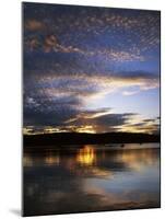 Sunset on Blind Bay, Shaw Island, Washington, USA-Charles Gurche-Mounted Premium Photographic Print