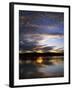 Sunset on Blind Bay, Shaw Island, Washington, USA-Charles Gurche-Framed Photographic Print