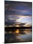 Sunset on Blind Bay, Shaw Island, Washington, USA-Charles Gurche-Mounted Photographic Print