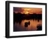 Sunset on Boats in Portsmouth Harbor, New Hampshire, USA-Jerry & Marcy Monkman-Framed Photographic Print