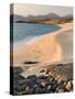 Sunset on Borve Beach, Isle of Harris, Hebrides, Scotland, UK-Nadia Isakova-Stretched Canvas
