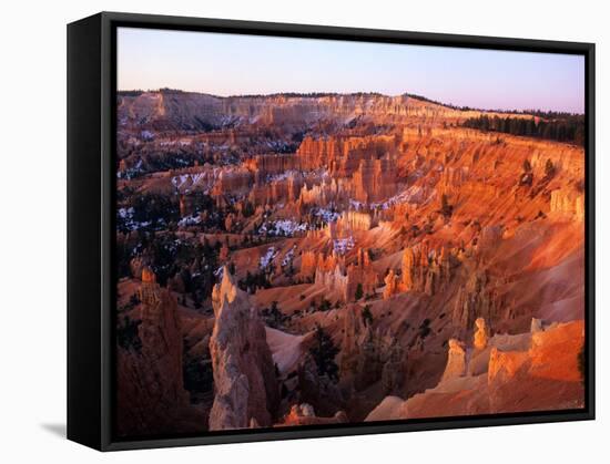 Sunset on Bryce Canyon, Utah, USA-Janis Miglavs-Framed Stretched Canvas