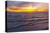 Sunset on Crescent Beach, Siesta Key, Sarasota, Florida, USA-Bernard Friel-Stretched Canvas