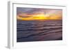 Sunset on Crescent Beach, Siesta Key, Sarasota, Florida, USA-Bernard Friel-Framed Photographic Print