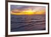 Sunset on Crescent Beach, Siesta Key, Sarasota, Florida, USA-Bernard Friel-Framed Photographic Print