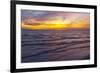 Sunset on Crescent Beach, Siesta Key, Sarasota, Florida, USA-Bernard Friel-Framed Photographic Print