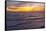 Sunset on Crescent Beach, Siesta Key, Sarasota, Florida, USA-Bernard Friel-Framed Stretched Canvas