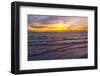 Sunset on Crescent Beach, Siesta Key, Sarasota, Florida, USA-Bernard Friel-Framed Premium Photographic Print