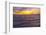 Sunset on Crescent Beach, Siesta Key, Sarasota, Florida, USA-Bernard Friel-Framed Photographic Print