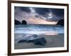 Sunset on Dalbeg Beach, Isle of Lewis, Hebrides, Scotland, UK-Nadia Isakova-Framed Photographic Print