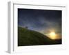 Sunset on Glastonbury Tor, Somerset, England, United Kingdom, Europe-Sara Erith-Framed Photographic Print