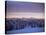 Sunset on Grand Tetons from Two Tops, West Yellowstone, Montana, USA-Alison Wright-Stretched Canvas