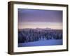 Sunset on Grand Tetons from Two Tops, West Yellowstone, Montana, USA-Alison Wright-Framed Photographic Print