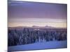 Sunset on Grand Tetons from Two Tops, West Yellowstone, Montana, USA-Alison Wright-Mounted Photographic Print