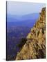 Sunset on Humpback Rocks, Blue Ridge Parkway, Virginia, USA-Charles Gurche-Stretched Canvas