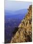 Sunset on Humpback Rocks, Blue Ridge Parkway, Virginia, USA-Charles Gurche-Mounted Photographic Print