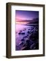 Sunset on Kimmeridge Bay, Isle of Purbeck, Dorset, UK-Ross Hoddinott-Framed Photographic Print