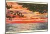 Sunset on Lake, Northern Michigan-null-Mounted Art Print