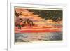 Sunset on Lake, Northern Michigan-null-Framed Premium Giclee Print