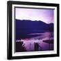 Sunset on Lake Quinault, Olympic National Park, Washington. United States of America-Aaron McCoy-Framed Photographic Print