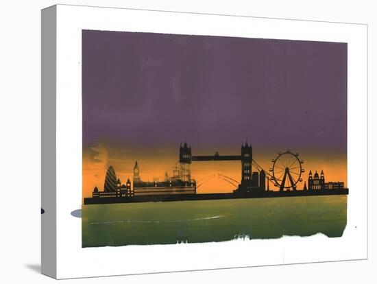 Sunset on London-Francois Domain-Stretched Canvas