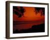 Sunset on Mekong River and Boats, Laos-Bill Bachmann-Framed Photographic Print