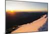 Sunset on Mont Blanc, Haute-Savoie, French Alps, France, Europe-Christian Kober-Mounted Photographic Print