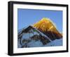 Sunset on Mount Everest, 8850M, Solu Khumbu Everest Region, Sagarmatha National Park, Himalayas-Christian Kober-Framed Photographic Print